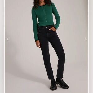 Favorite Daughter The Erin High Rise Slim‎ Straight Jeans Women's 28 Boulder